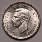 1941 Canada 25 Cents Silver Coin George Vi Km 35 Choice Au