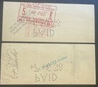 Rare Vintage Lot Of 2 1938 First National Bank Cancelled Checks Harrisonburg Va