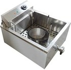 Intsupermai Funnel Cake Donut Deep Fryer Commercial home Restaurant Stainless 