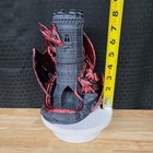 Twin Dragons Dice Tower  Dnd  3d Printed Items