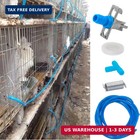Upgrade Automatic Rabbit Watering Kit Include 12 Nipple Drinker Feeders  32 Feet