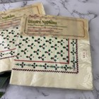 Paper Art Vintage 80s Christmas Dinner Napkins Set Of 2 Packs New Holly Holiday