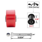 4 x 2  Heavy Duty Casters - Polyurethane Caster With Capacity Up To 800-3000 Lb