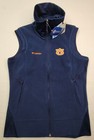 Columbia Auburn Tigers Vest Womens Size M Fleece Full Zip Collared Ncaa
