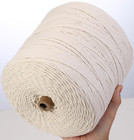 Macrame Cord 3mm Cotton Rope 875 Yards Natural Soft Craft Yarn For Plant Hanger