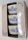 New 2017 W Box 3 Corning Ware 60th Anniversary Blue Cornflower 6 Oz Bake Dishes