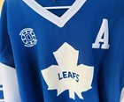 Downsville Hockey Club Vintage Maple Leafs Style Ak Sports Hockey Jersey Xl
