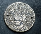 Skull Scrollwork Evo Shovelhead Brass Points Timing Timer Cover Harley Davidson