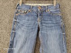 Ariat Real Arrow Mr  Boot Denim Jeans Womens 25x33 Med Wash Whiskering Stretch