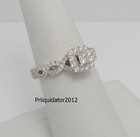 Neil Lane 3 4ct Natural Diamond Halo Engagement Wedding Ring 14k White Gold