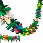 3m Hawaiian Tropical Paper Flower Garland Banner Summer Beach Luau Party Decor