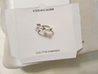 Department Store  Size 8 Sterling Silver 1 10 Ct Diamond Arrow Ring M475