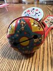 6 Vintage 1950s Tin Litho Noise Makers Clowns Party Holiday T Cohn   Us Metal Co