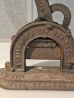 Antique 1875 Lorillard Tin Tag Tobacco Cutter Cast Iron General Store Sign Plug