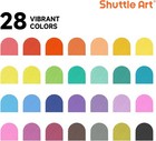 28 Colors Fabric Markers  Fabric Markers Permanent Markers For T-shirts Cloth   