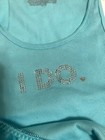 Victorias Secret Bridal Blue Tank Top W  Panty  i Do    Bling Medium small Set