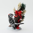 Lenox 2005 Christmas Downy Woodpecker Porcelain Bird Figurine - Box   Coa