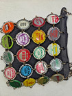 Vintage Janet Cooper Soda Bottle Cap Purse   Matching Seatbelt Belt Set 32 Waist