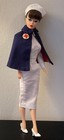 Nurse  Barbie Vintage 60   s Uniform Nurse Honor Guard W  Cape Retro Doll