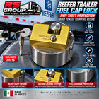 Reefer Trailer Diesel Fuel Cap Lock 3-1 4  Anti-theft Guard W  Lock   2 Keys
