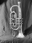 Getzen Capri 580s  Silver Cornet  mouthpiece    Case