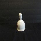 Vintage Christmas Bell With Basket And Poinsettia 4 5 
