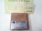 Mitutoyo 516-805 Rectangular Carbide Wear Block Set   100   Ggg Grade 2  Nos