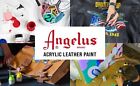 Angelus Acrylic Leather Paint Water Resistant  Dark Blue - 1 Fl oz 