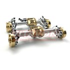 Vitavon  Cnc Alu7075 Front   Rear Axle Housing Set Brass For Traxxas Trx-4 1 10