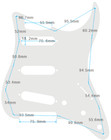 Pickguard For Fender Us Stratocaster Start Sss 11 Hole Guitar-silver Mirror