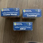 Learning Resources Preschool Holiday Puzzles Counting  Abcs  3-letter Words
