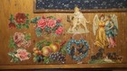 9 Antique Victorian Litho Diecut Scrap Lot  Angel  Floral  Dog