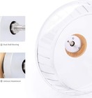 Hamster Gerbil Mice Exercise Quiet Spinner Running Wheel  with Adjustable Stand