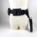 Vint  Safety Speed Holster Ca Police Basketweave Tex Shoemaker Belt Holster