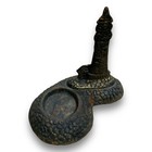 Vintage Cast Metal Lighthouse Tealight Candle Holder Brass Rustic 5    Nautical