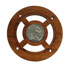  buffalo Nickel   front Side  Vintage Coin Sound Hole Cover For Cigar Box Guitar