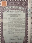      China Government 1938 Us 50 Gold Bond Loan With Coupons Uncancelled