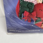 Vintage Bucilla The Claus  Christmas Eve 18  Felt Stocking Kit  83972 Nos 1998
