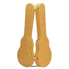 Us Stock Electric Guitar Hard Case For Gibson Les Paul Lp Bulge Surface Yellow