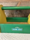 Vintage Sesame Street Sewing Box Wood Wooden