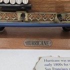 Model Tall Ship Hurricane 17  Sailing Boat Decor Complete Assembled Wood Boat
