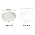 1 72  Blank Button Making  10pcs Round Badge Parts For Button Maker Machine
