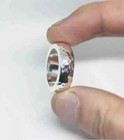 Solid 925 Sterling Silver Thumb Band Ring Handmade  Ring Fidget All Size