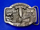 Operation Desert Storm The Gulf War Military Soldier Commemorative Belt Buckle