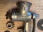 Vtg Universal No 1 Food meat Grinder Hand Crank Table Mount Made In Usa 