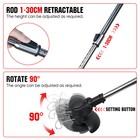 2500w Cordless Weed Eater Electric Brush Cutter Lawn Edger Grass String Trimmer