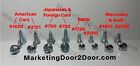 200 License Plate Screws For American Cars   14x 3 4    1620   Hex phillips flat