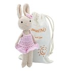 Crochet Stuffed Animal - Adorable Handmade Plushie Doll With Bunny Daughter
