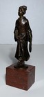 Antique French Bronze Japanese Geisha Statue