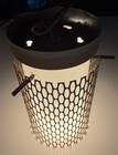 Vintage Mcm Imperialite Metal Glass Ceiling Fixture Light Mid Century Modern 60s